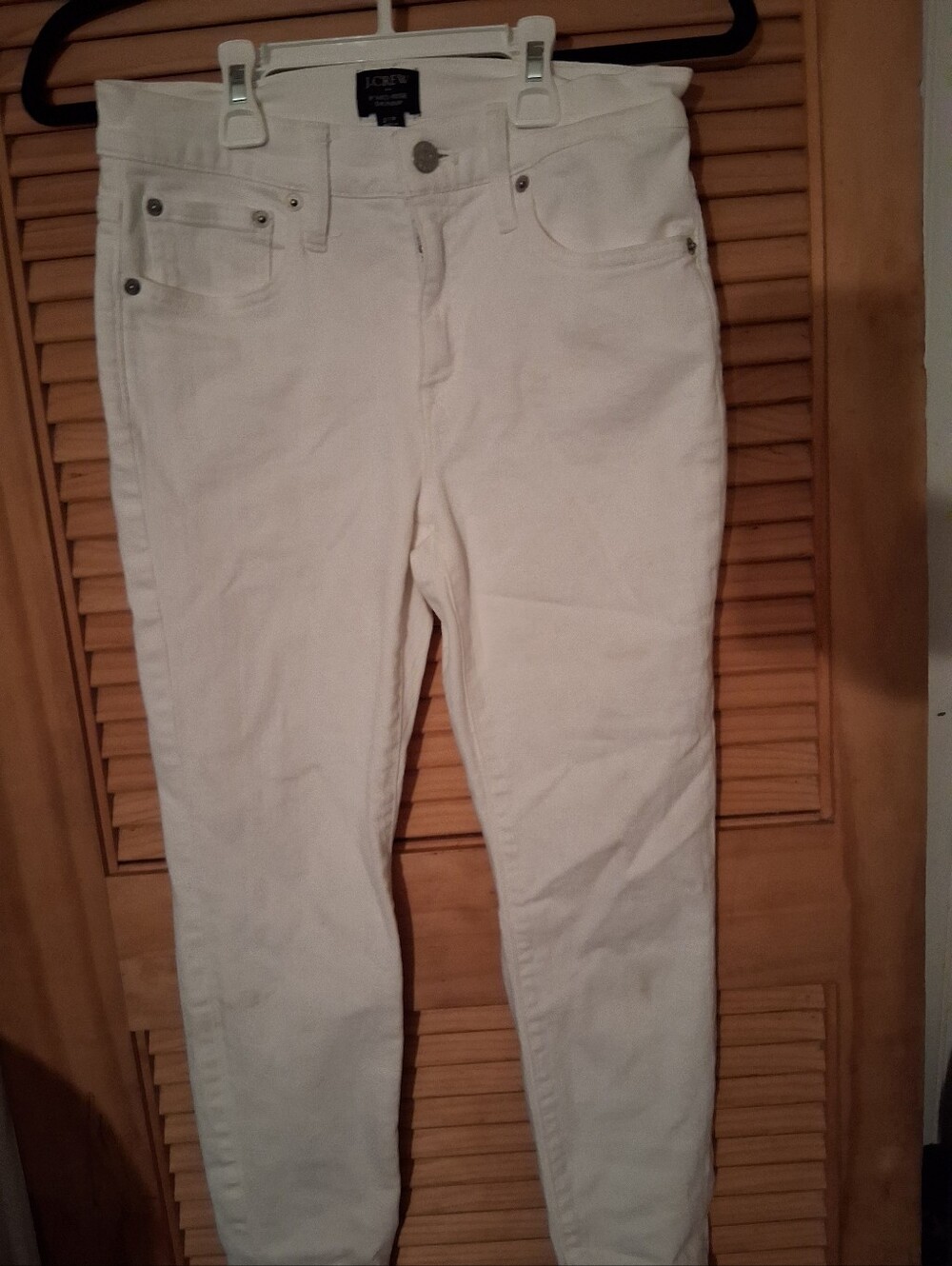 J. Crew Slim White Women's Skinny Jeans